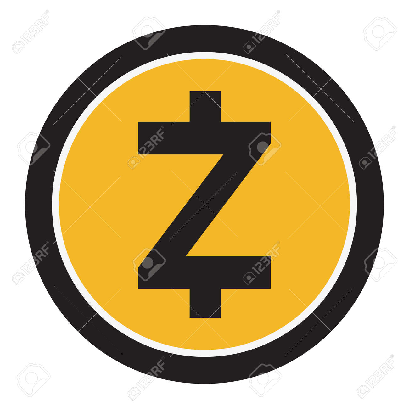 Defi 프로젝트 암호 화폐 로고의 Zcash Zec 토큰 기호, 분산형 금융 코인 아이콘은 흰색 배경에 격리되어 있습니다. 벡터  일러스트 레이 션. 로열티 무료 사진, 그림, 이미지 그리고 스톡포토그래피. Image 169584461