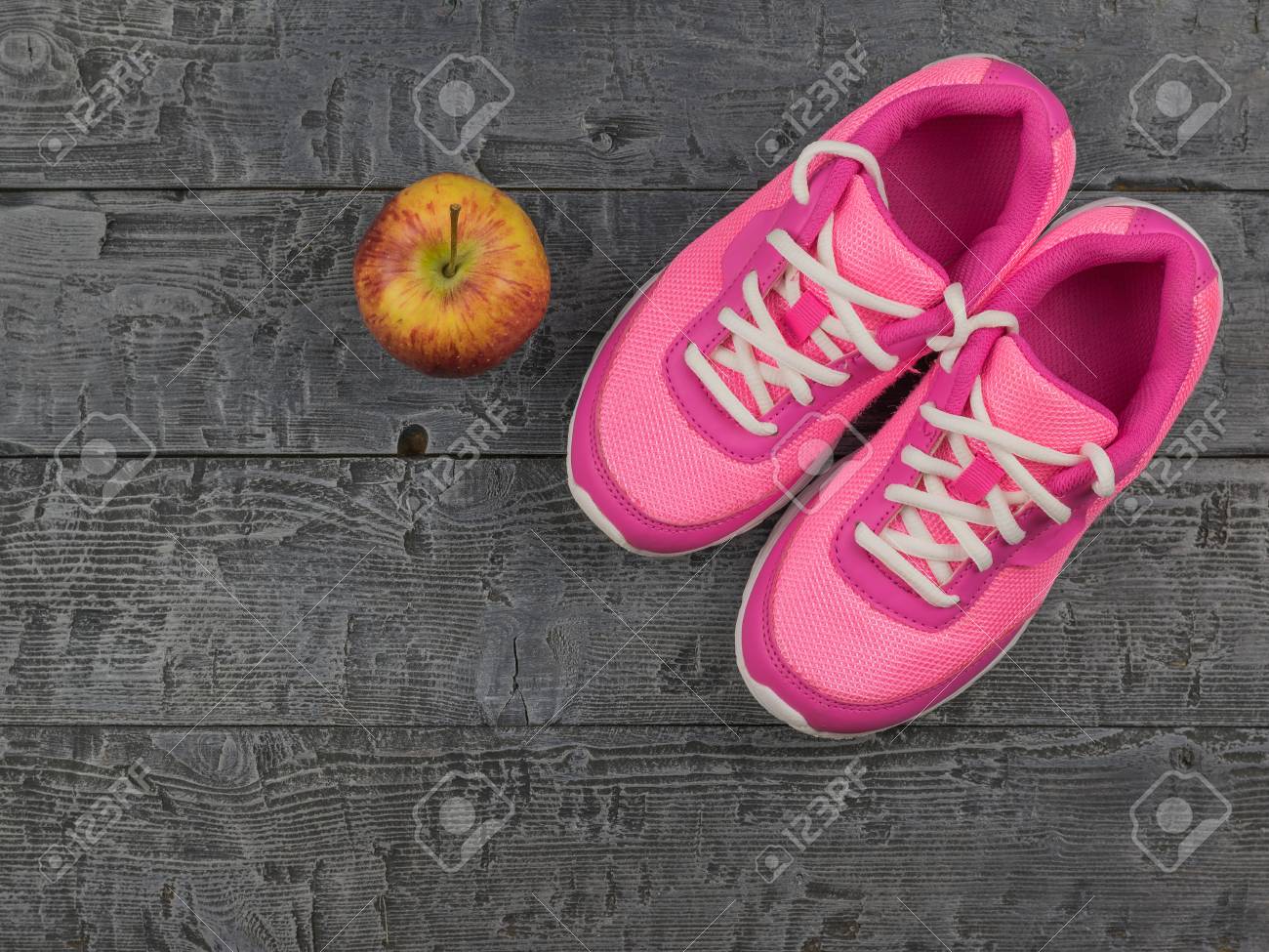 pink gym shoes