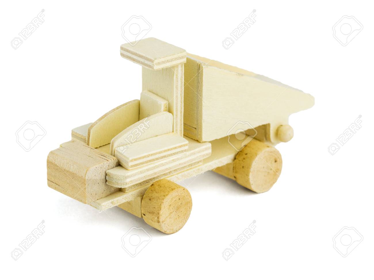wooden dump truck