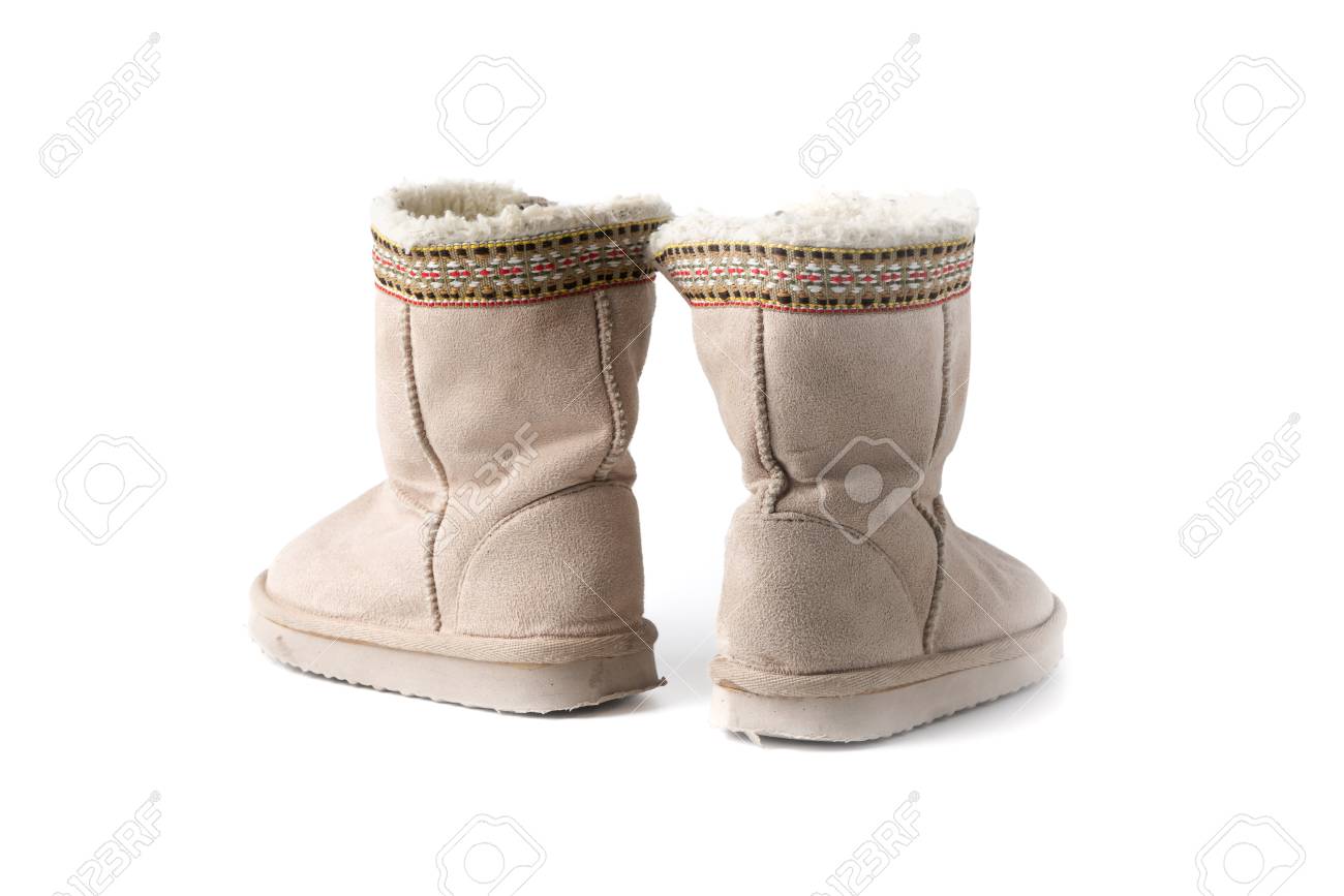 kids white snow boots