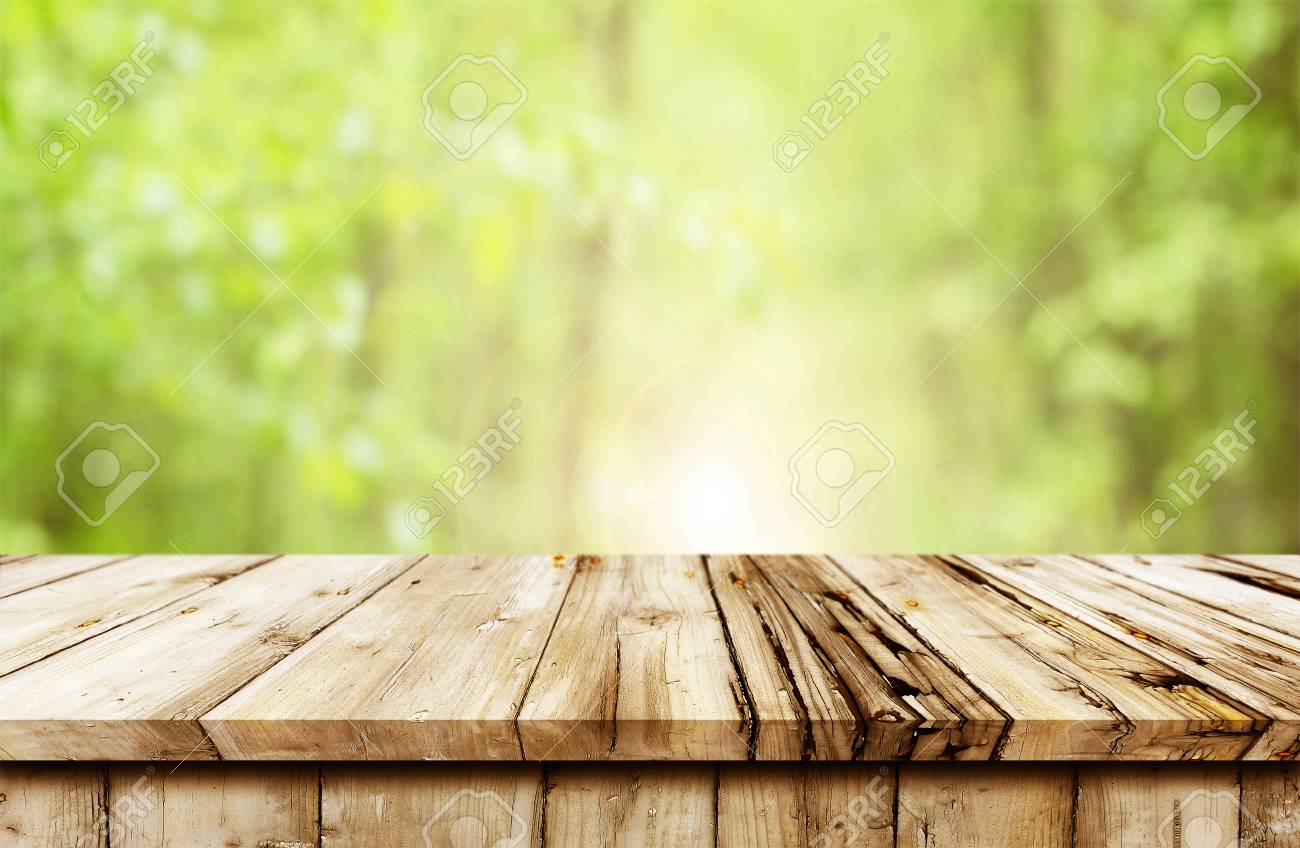 Empty Wooden Table Background Stock Photo Picture And Royalty Free Image Image