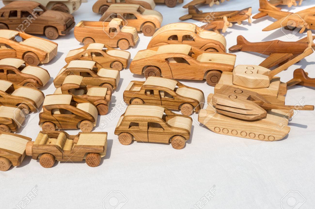 wood toy cars