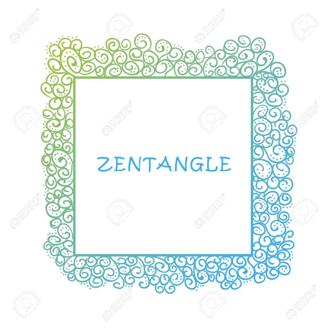 イラスト手描き下ろし Zentangle エスニック雑貨のイラスト素材 ベクタ Image