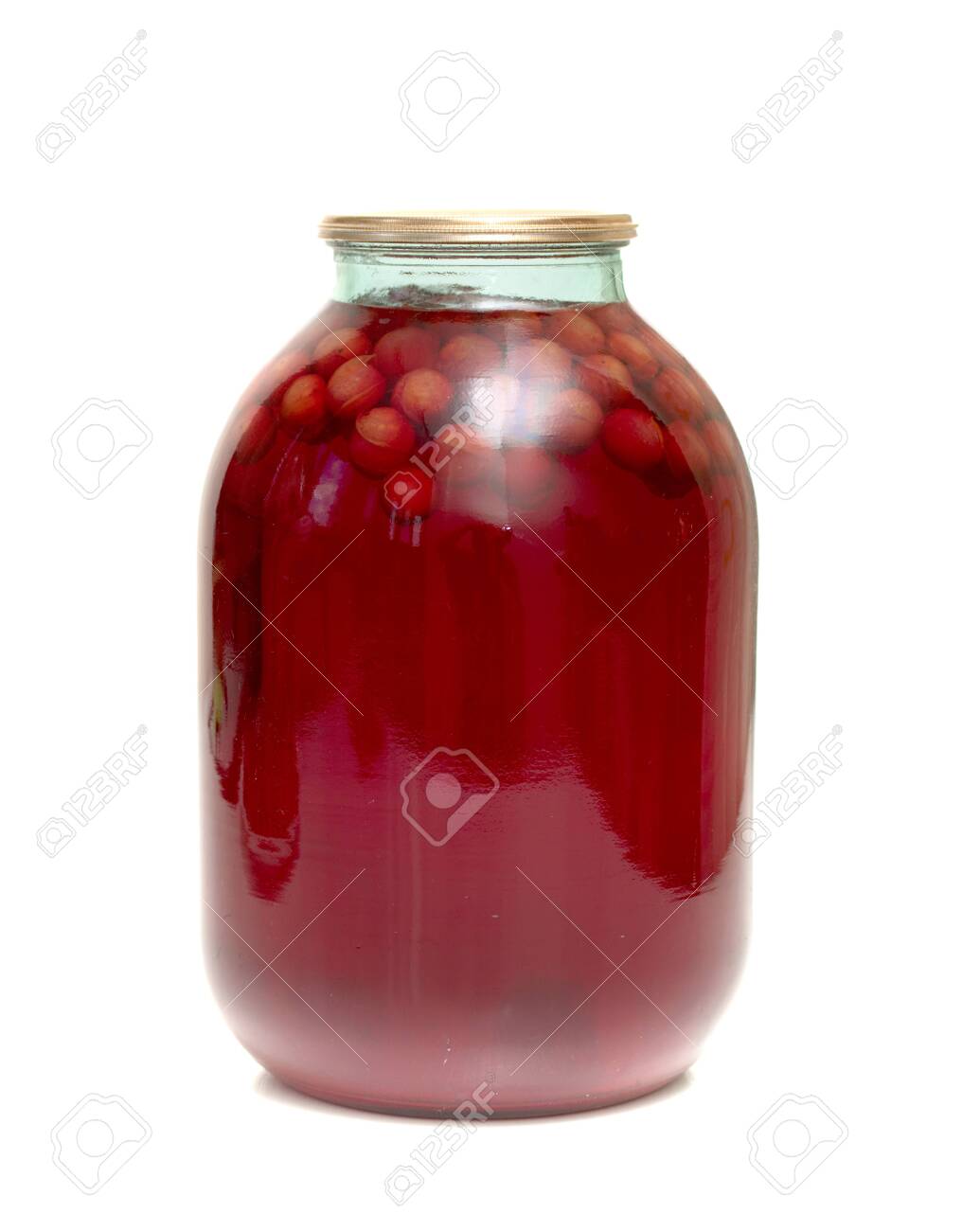 Download Jar With Cherry Juice On A White Background Stock Photo Picture And Royalty Free Image Image 62241980 Yellowimages Mockups
