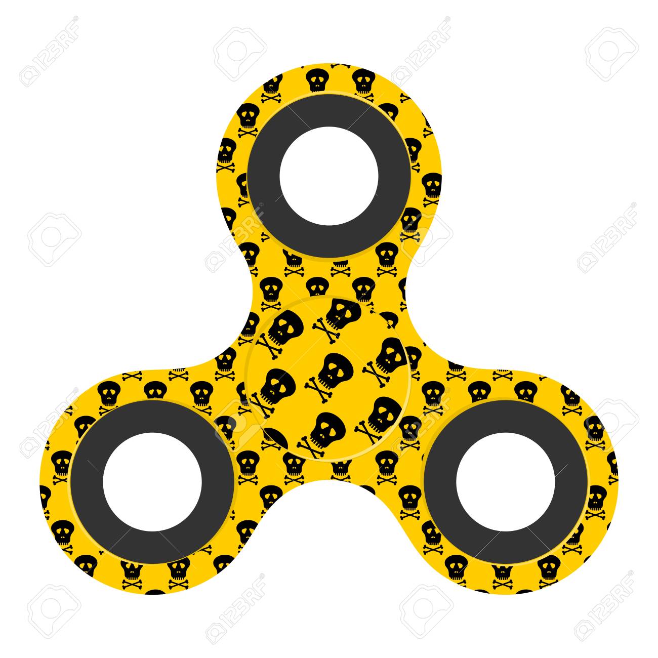 skull fidget spinner