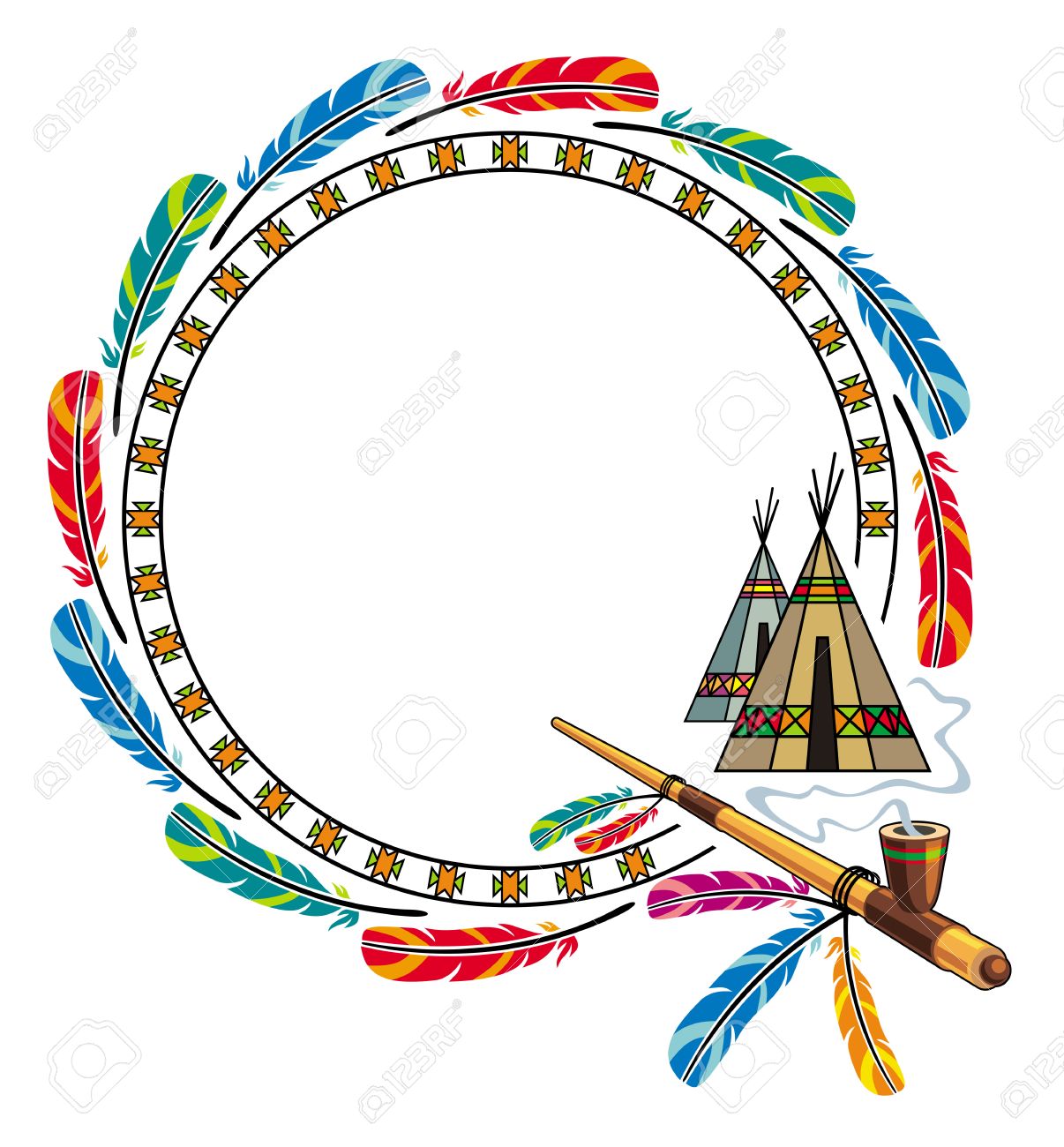 儀式用ピースパイプ ネイティブ・アメリカン・ハンドメイド65cm 儀式用ピースパイプ ネイティブ・アメリカン・ハンドメイド65cm