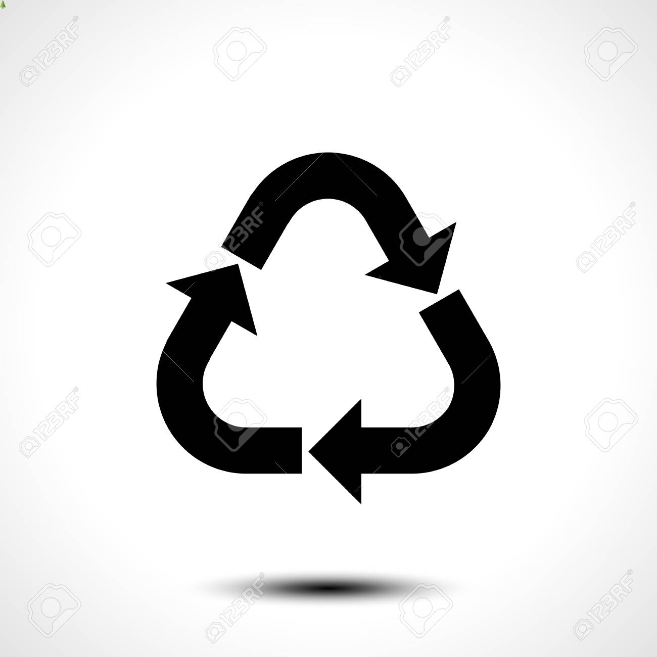 recycle icon eco recycle sign symbol isolated on white background