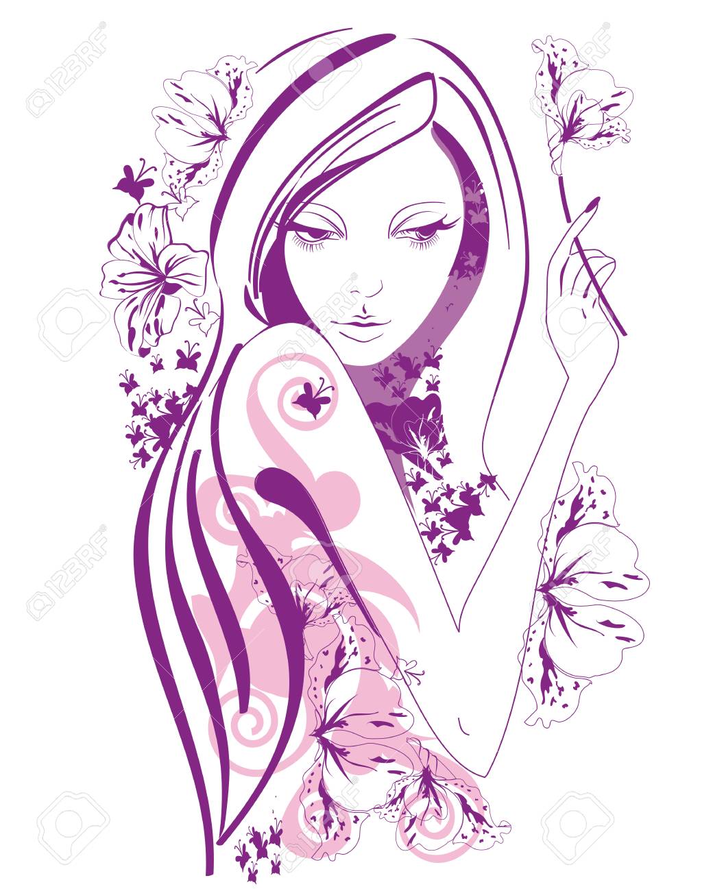 Letras Coral Butterfly Cara Maquillaje Flor Chica Hermosa Letras Coral Butterfly Cara Maquillaje Flor Chica Hermosa