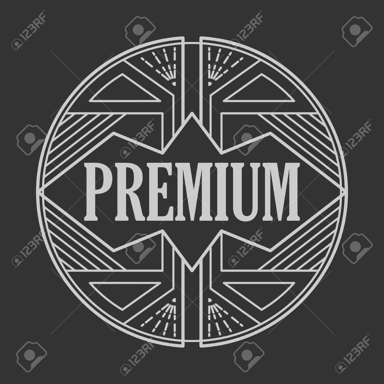 vintage badge logo template royalty free cliparts vectors and template for badges