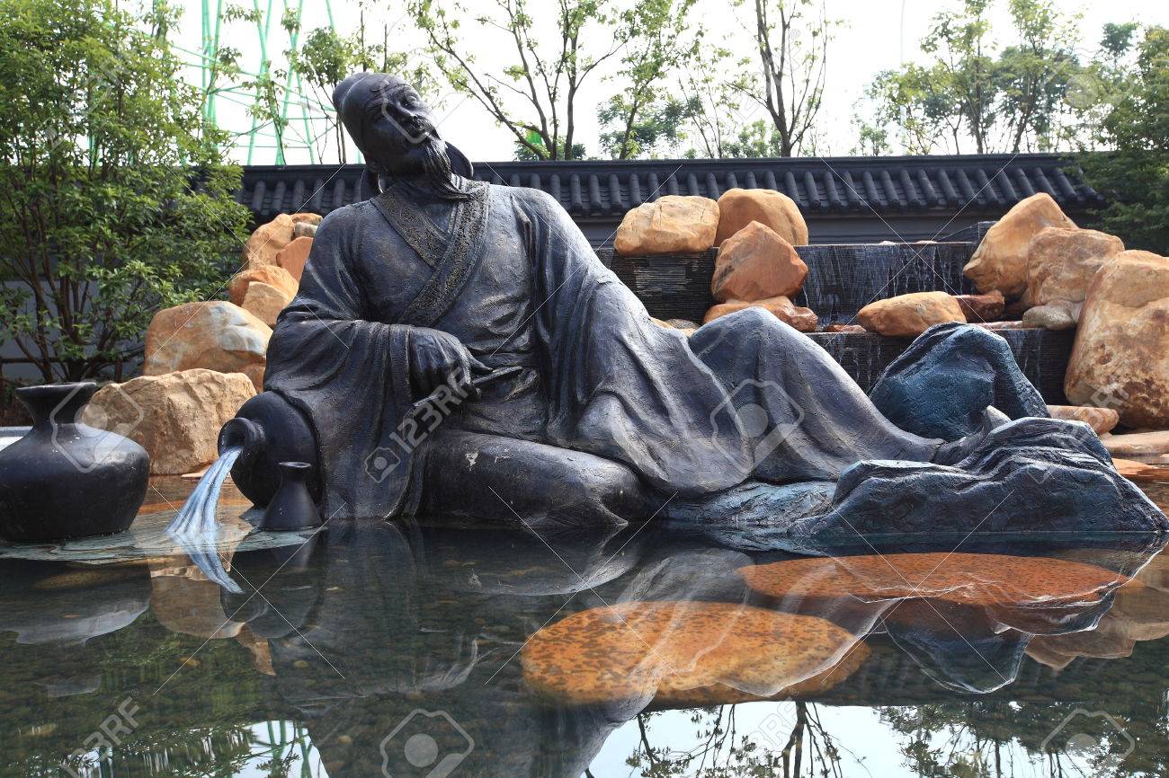 an outdoor statue of