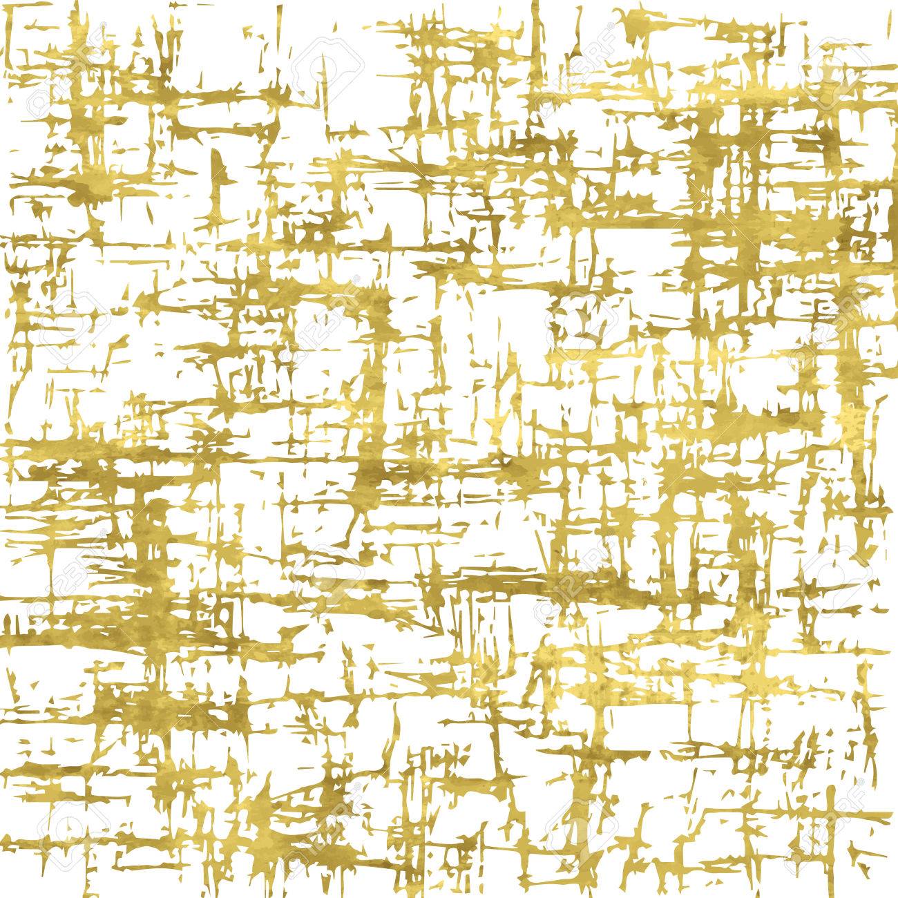 黄金グランジ ビンテージ背景 抽象的なスクラッチ壁紙 ベクトルの図 光沢のある芸術的なポスター 金箔のテクスチャ のイラスト素材 ベクタ Image