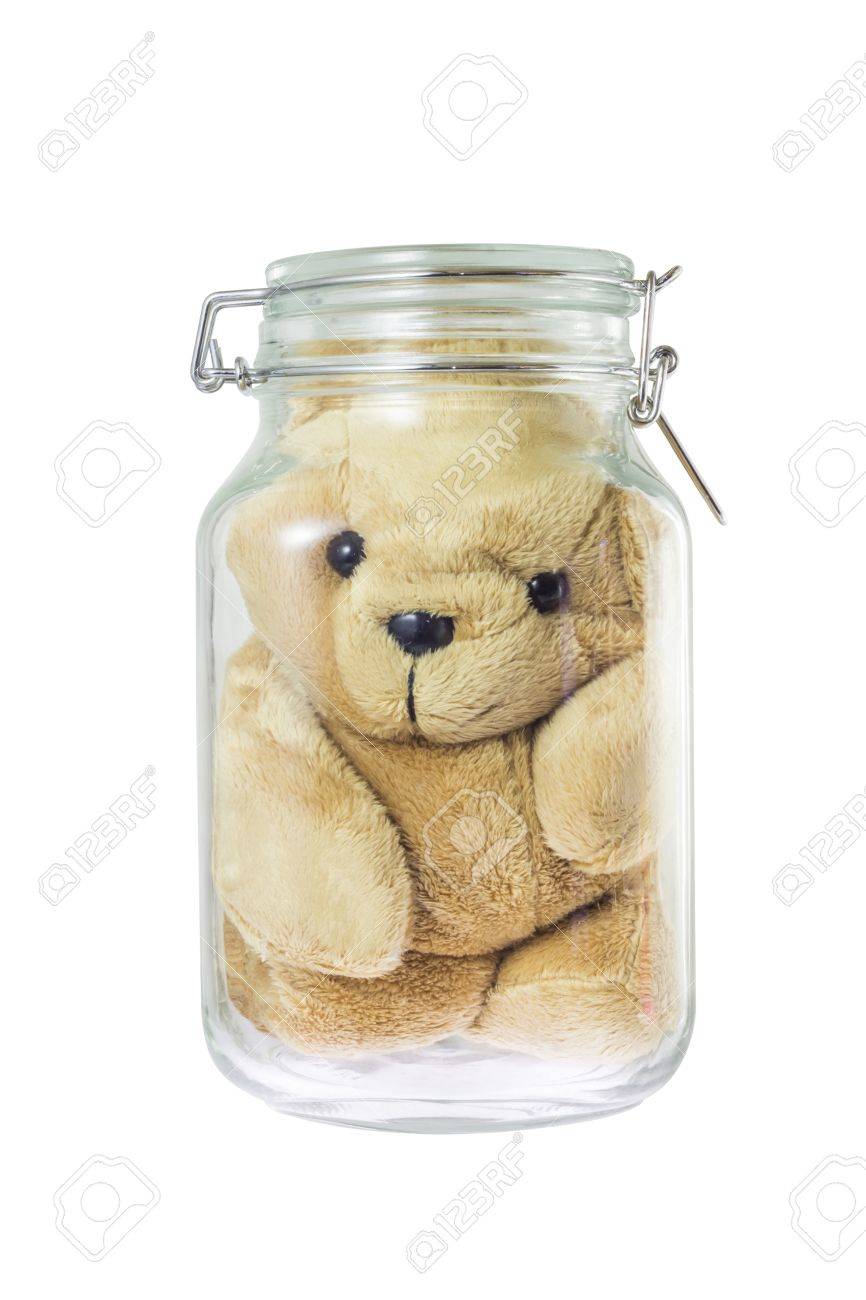teddy bear jars