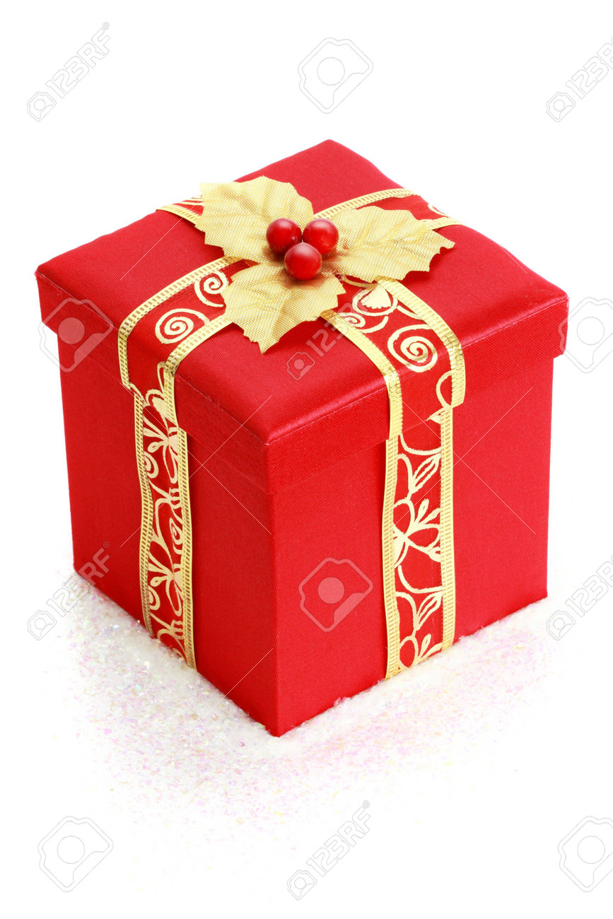 red christmas gift box white background stock photo picture and