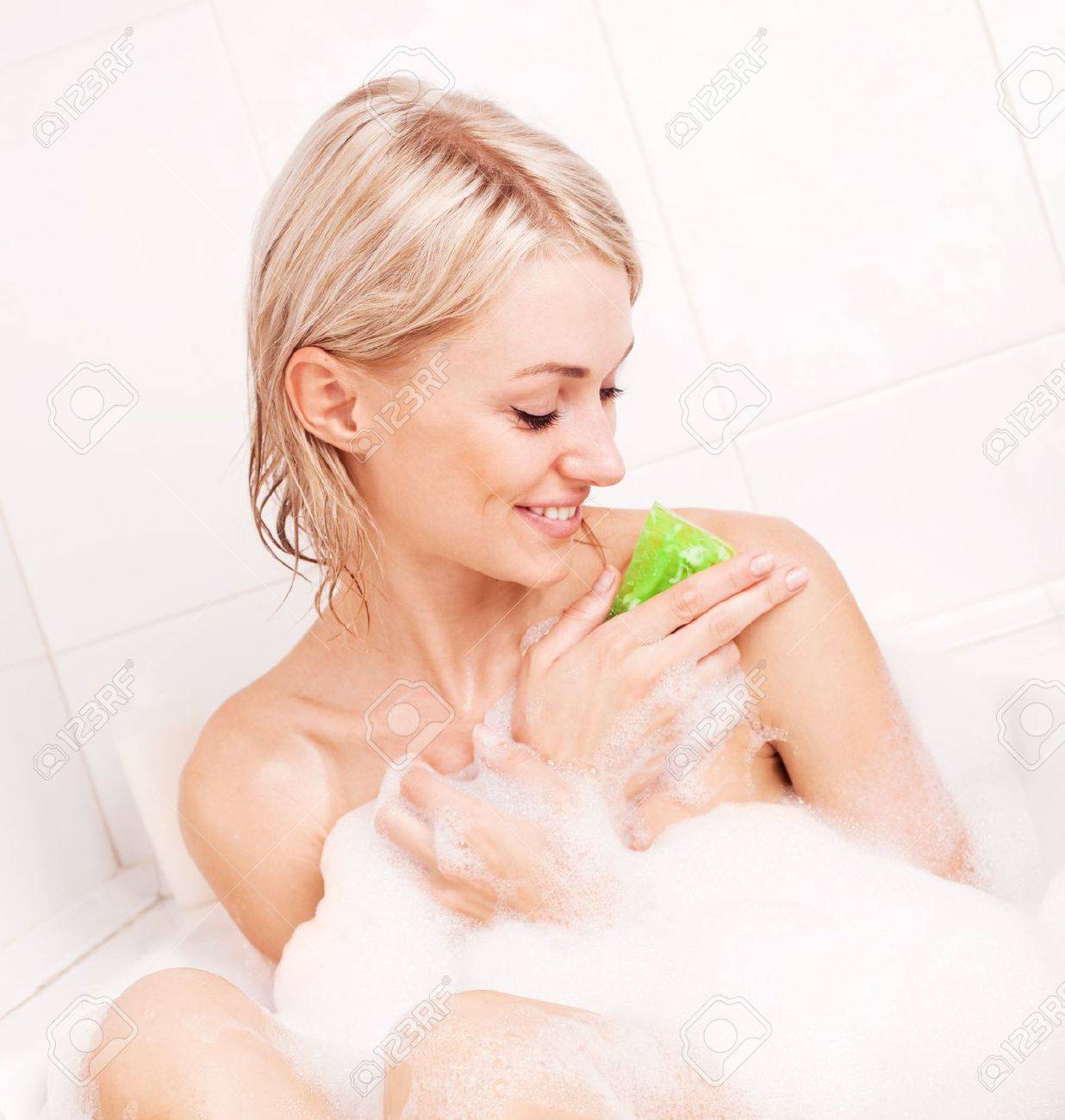 Homemade Glycerin Soap Stock Photo