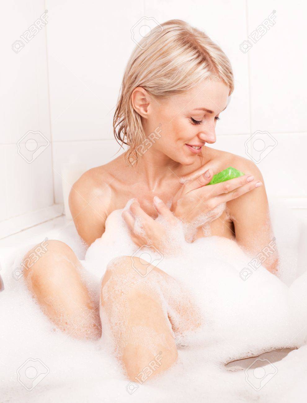 Homemade Glycerin Soap Stock Photo