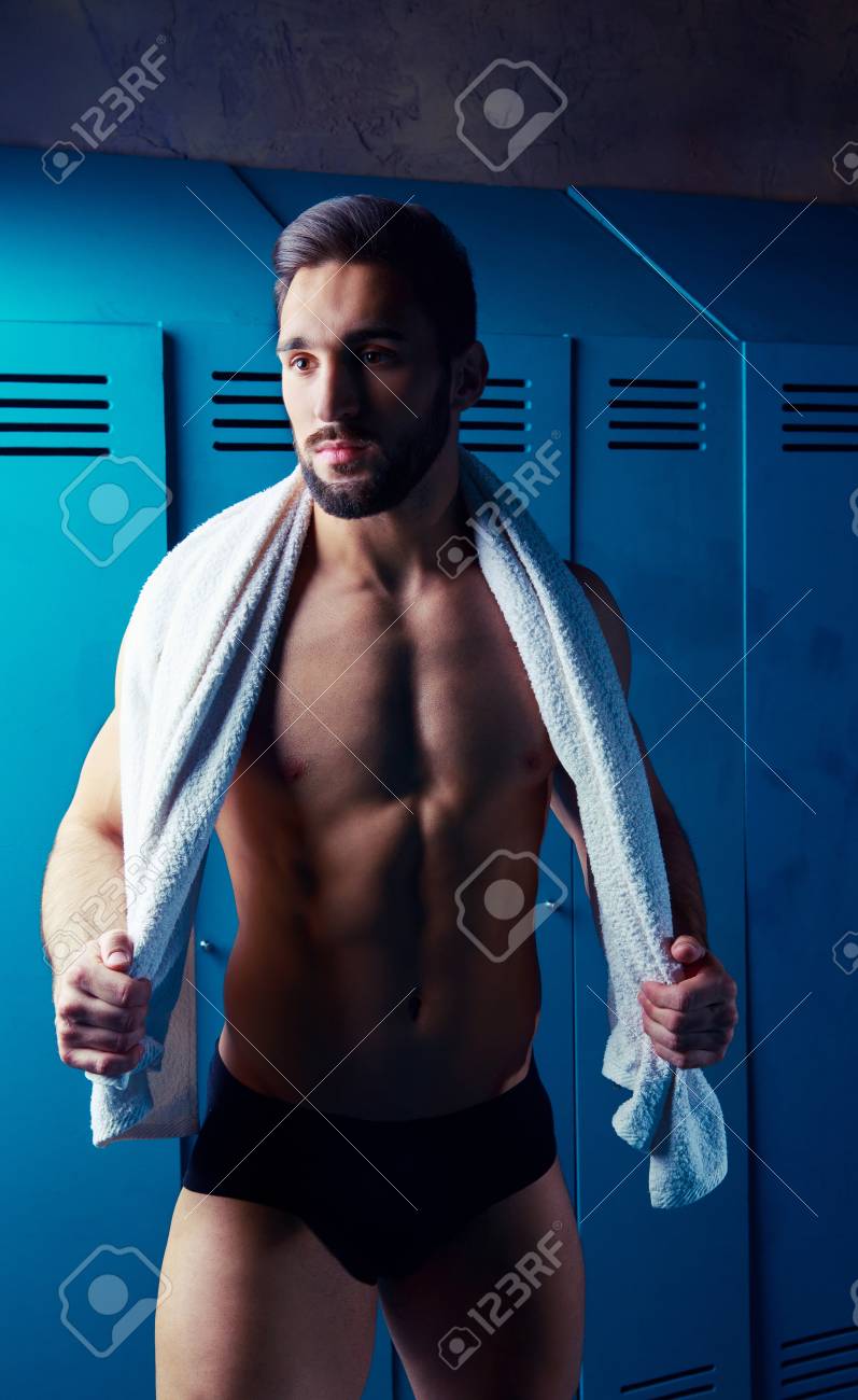 Working out in the locker room