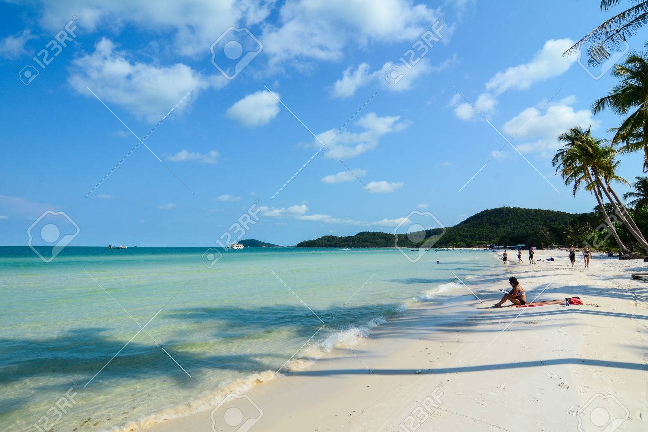 フーコック島 ベトナム 16 年 5 月 11 日 Sao で楽しむ人は フーコック島のビーチします フーコックはベトナム南部で有名な場所のひとつです の写真素材 画像素材 Image
