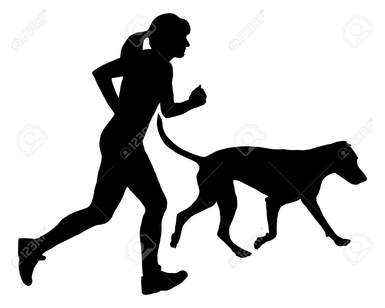 dog running silhouette dog running silhouette