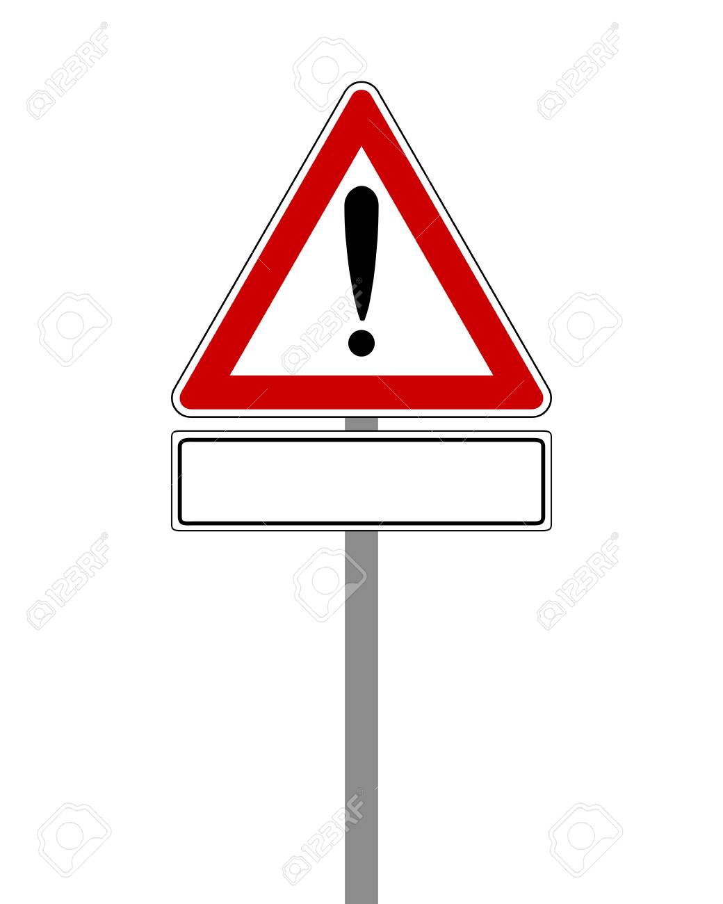 Achtung Schild Mit Ausrufezeichen Und Hinzugefugt Informationen Lizenzfrei Nutzbare Vektorgrafiken Clip Arts Illustrationen Image