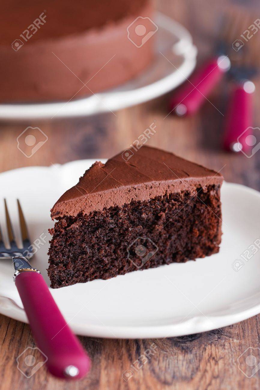 Gateau Au Chocolat Betterave Mise Au Point Selective Banque D