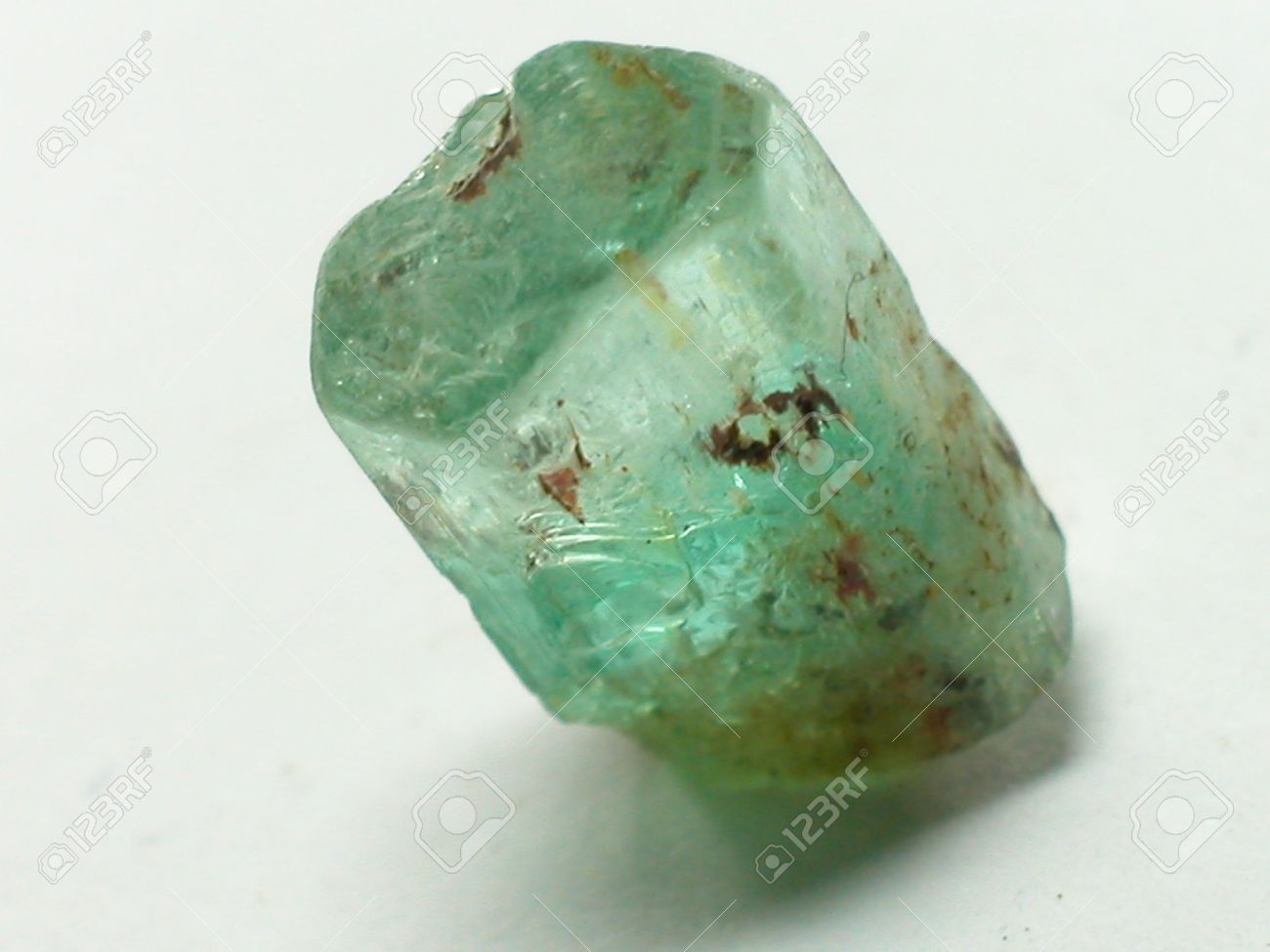 green beryl stock photo