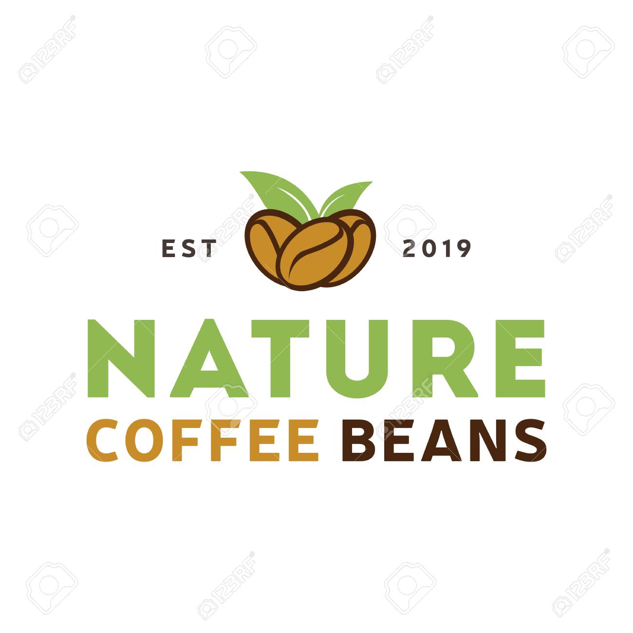 Coffee Natural Logo Vintage Coffee Shop Template Restaurant Royalty Free Cliparts Vectors And Stock Illustration Image 117708647