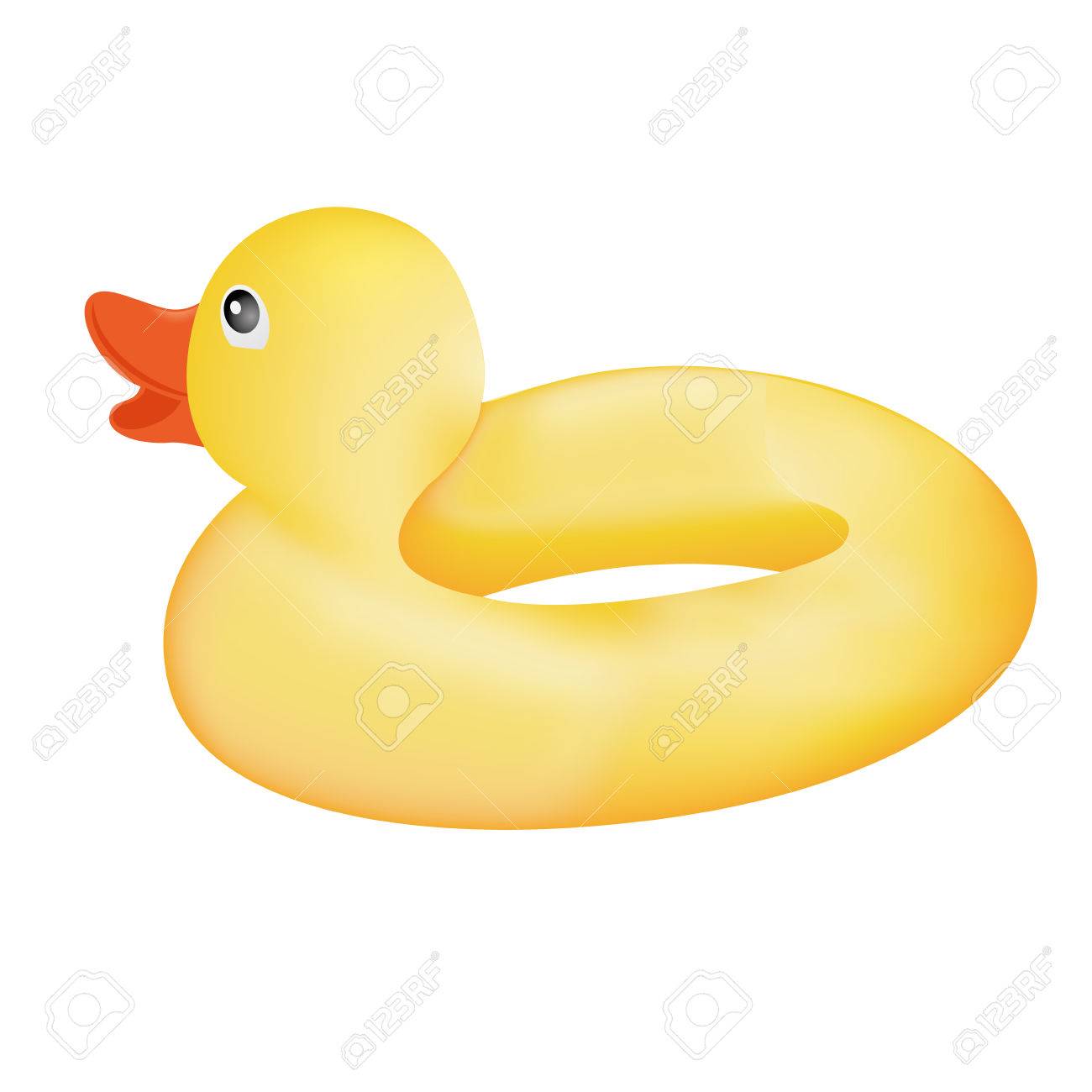 Une Bouee De Sauvetage De Canard Dans Un Fond Blanc Clip Art Libres De Droits Vecteurs Et Illustration Image