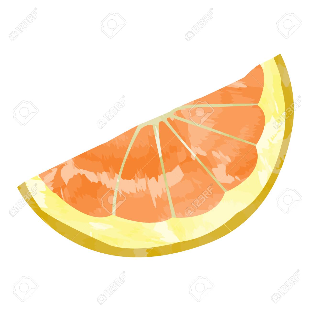 オレンジ ベクトル イラストのカットを分離 のイラスト素材 ベクタ Image