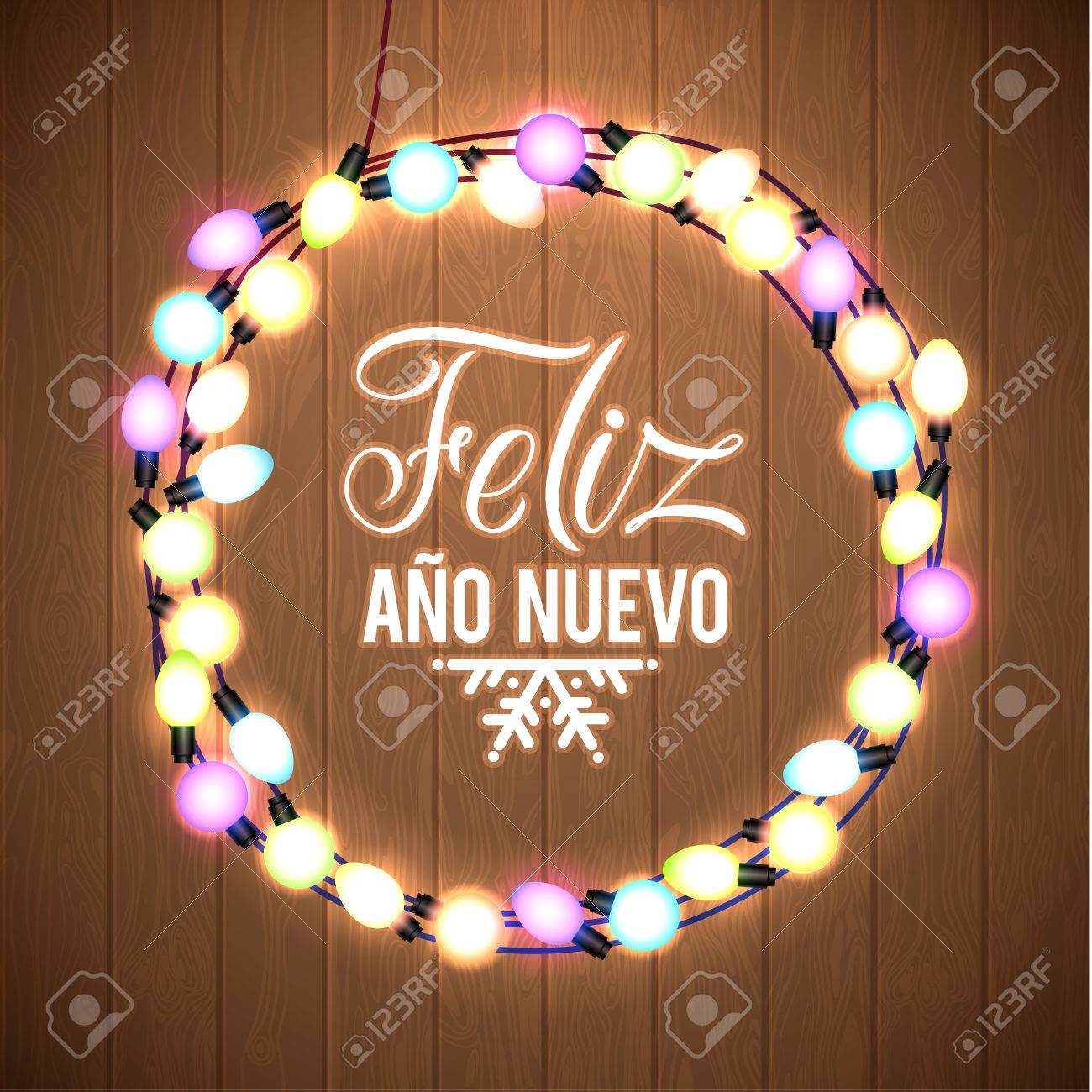 Cartel Feliz Ano Nuevo Idioma Espanol Brillantes Luces De Navidad De La Guirnalda De Navidad Para Tarjeta De Felicitacion De Diseno Mano De Madera Elaborado Por Fondo Ilustraciones Vectoriales Clip Art Vectorizado Cartel Feliz Ano Nuevo Idioma Espanol Brillantes Luces De Navidad De La Guirnalda De Navidad Para Tarjeta De Felicitacion De Diseno Mano De Madera Elaborado Por Fondo Ilustraciones Vectoriales Clip Art Vectorizado