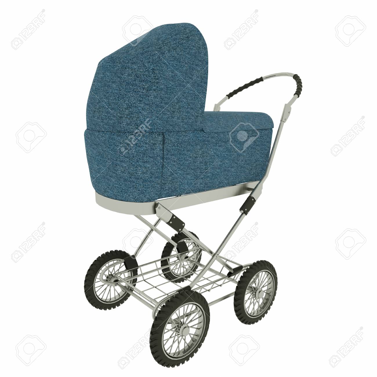 retro baby carriage