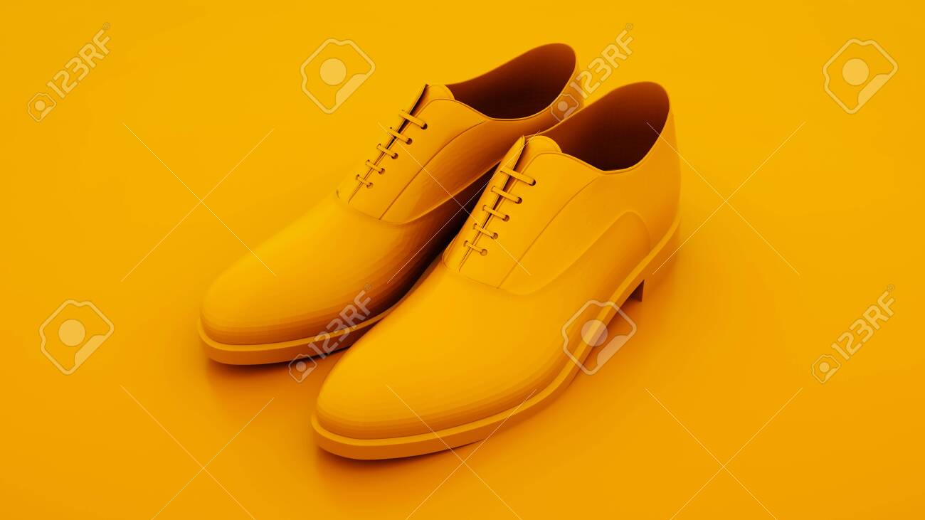 yellow color shoes