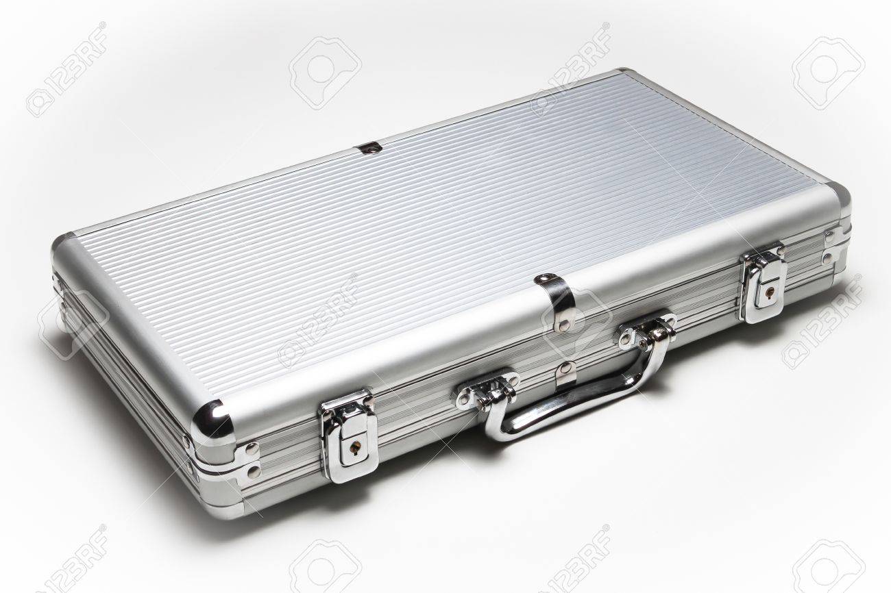 aluminum suitcase