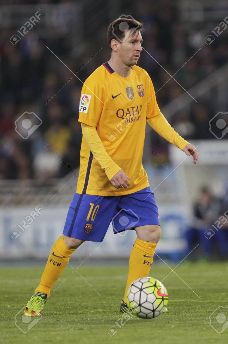 San Sebastian Spain April 6 16 Lionel Messi Barcelona In Stock Photo Picture And Royalty Free Image Image San Sebastian Spain April 6 16 Lionel Messi Barcelona In Stock Photo Picture And Royalty Free Image Image