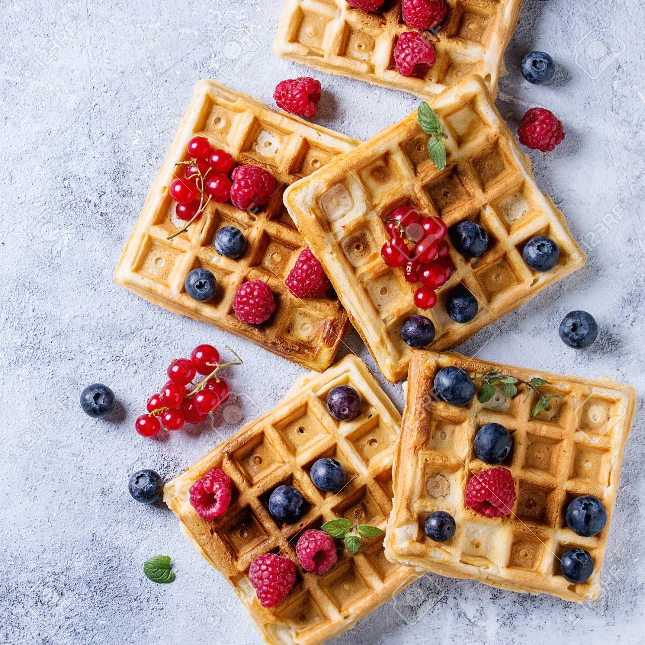 square belgian waffle