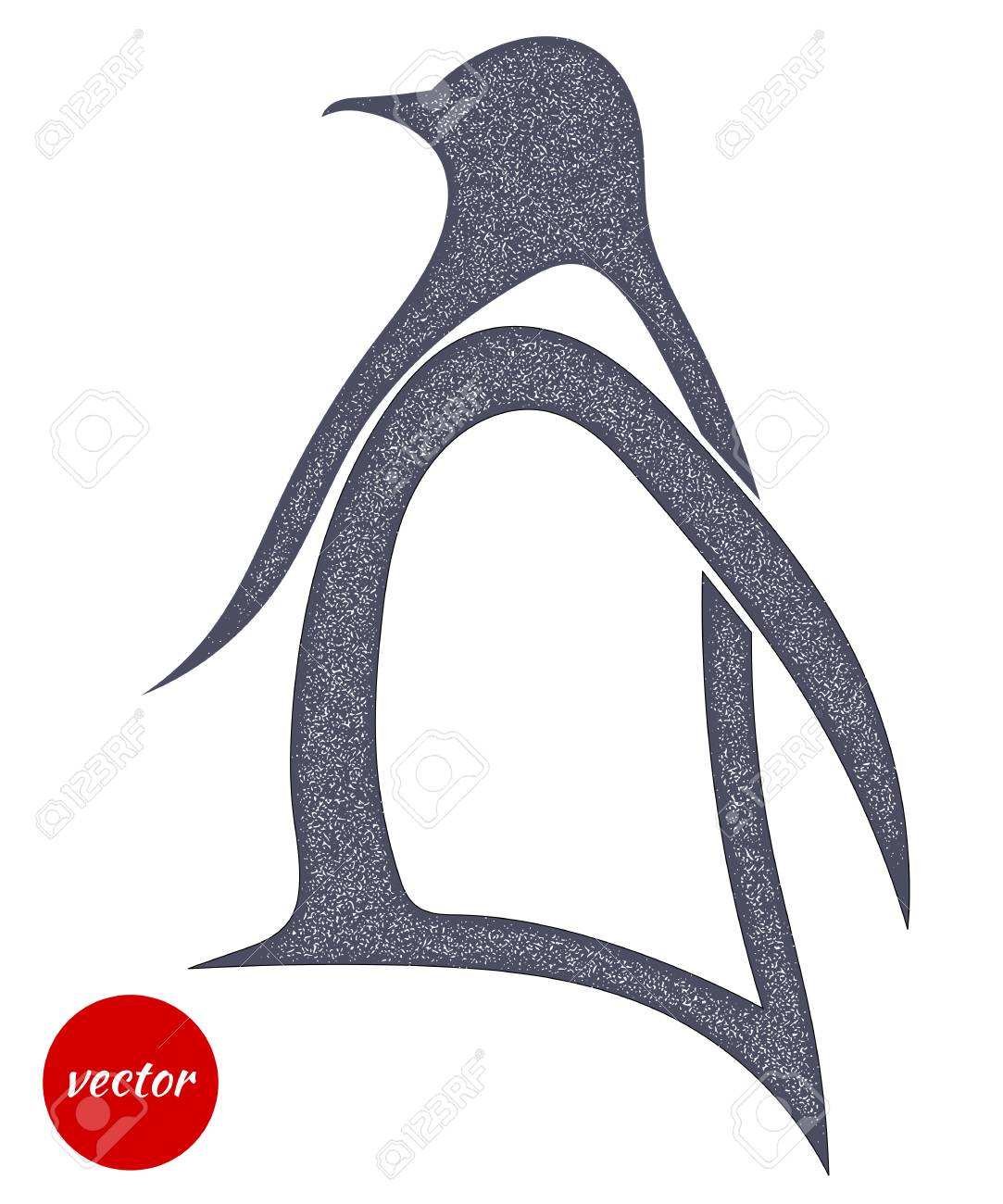 白い背景の上のペンギンの黒いシルエット グランジ スタイル 株式ベクトル イラスト のイラスト素材 ベクタ Image 白い背景の上のペンギンの黒いシルエット グランジ スタイル 株式ベクトル イラスト のイラスト素材 ベクタ Image
