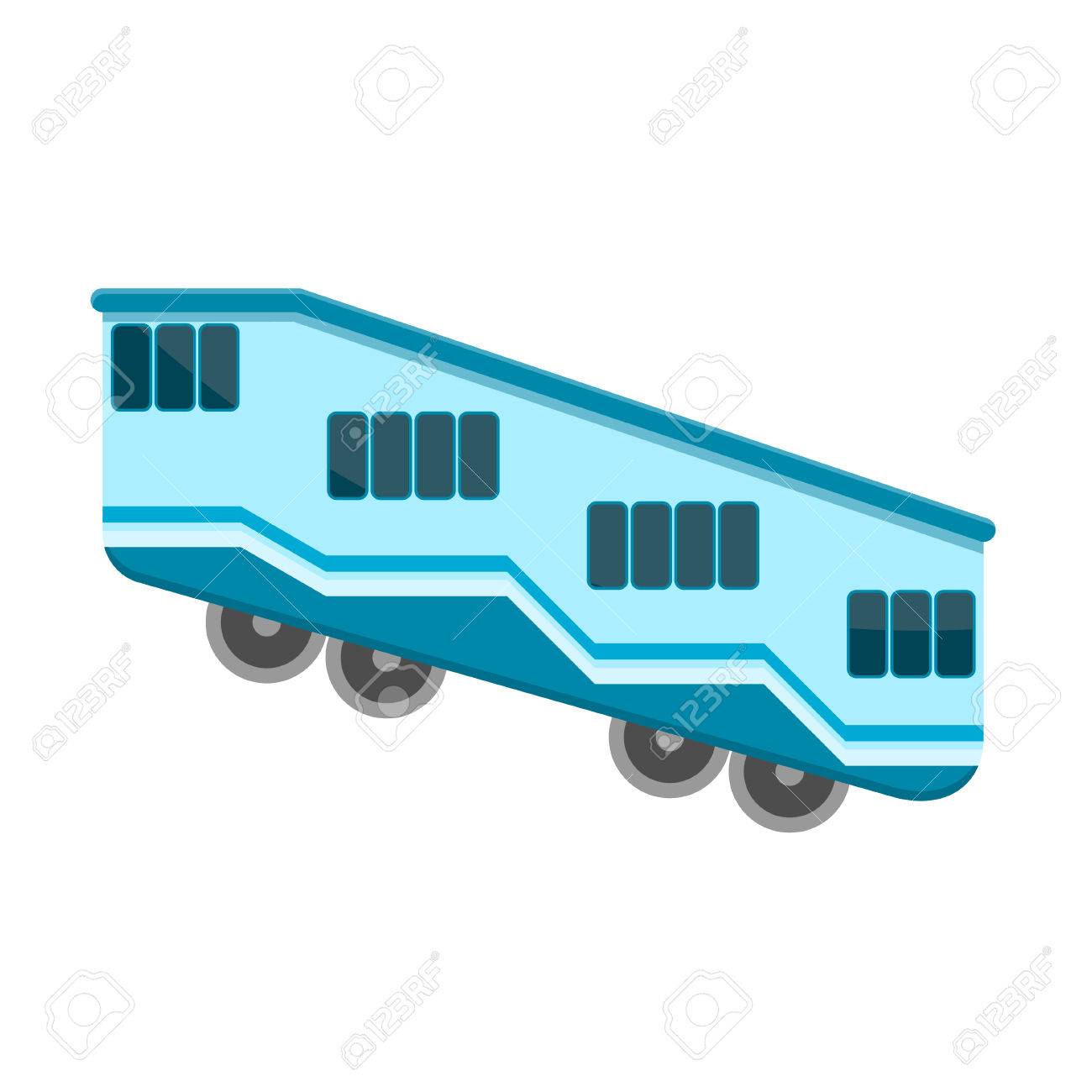 白い背景の色ベクトル ケーブルカー 都市交通デザインの要素です デザイン登山電車 株式ベクトル図のイラスト素材 ベクタ Image