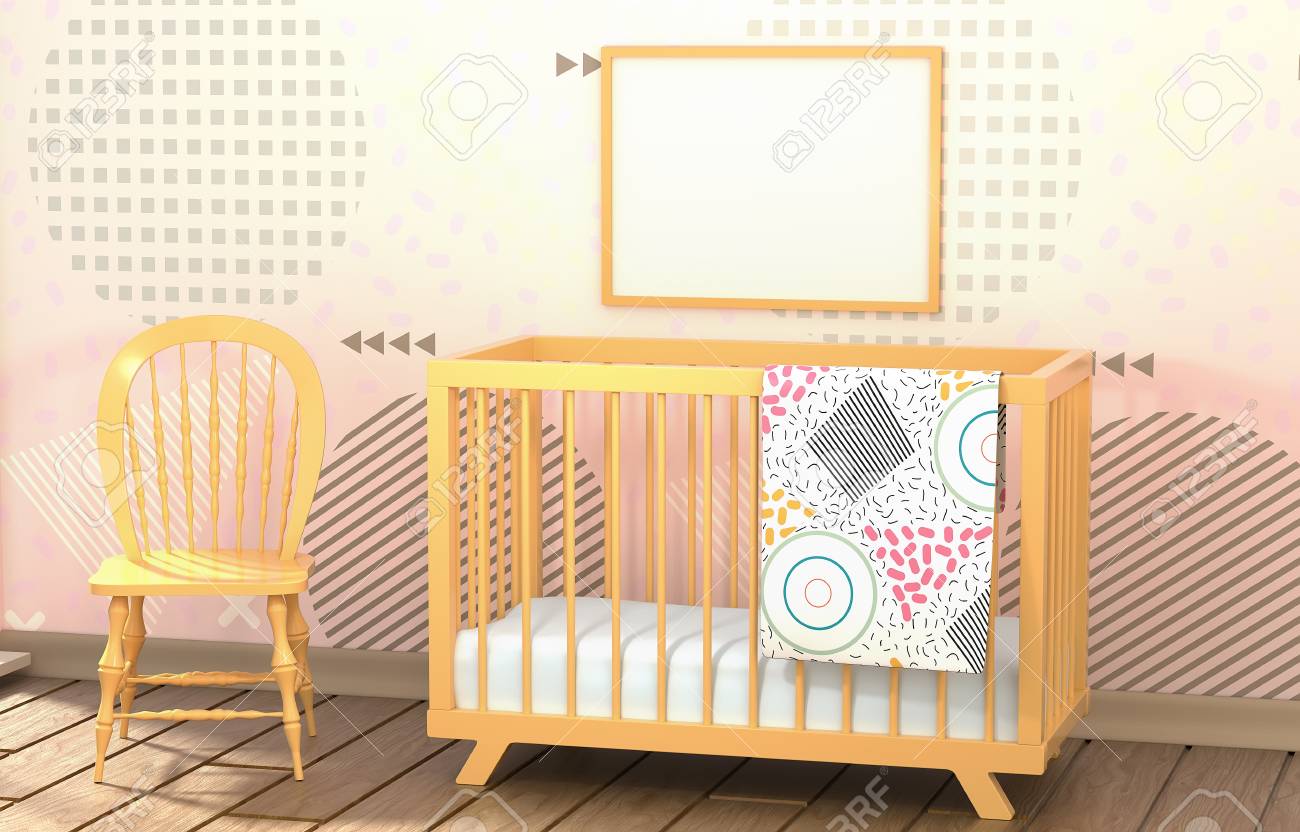 Chambre D Enfants Cosy Abstraite Avec Un Lit Bebe Illustration 3d De L Interieur Banque D Images Et Photos Libres De Droits Image Chambre D Enfants Cosy Abstraite Avec Un Lit Bebe Illustration 3d De L Interieur Banque D Images Et Photos Libres De Droits Image