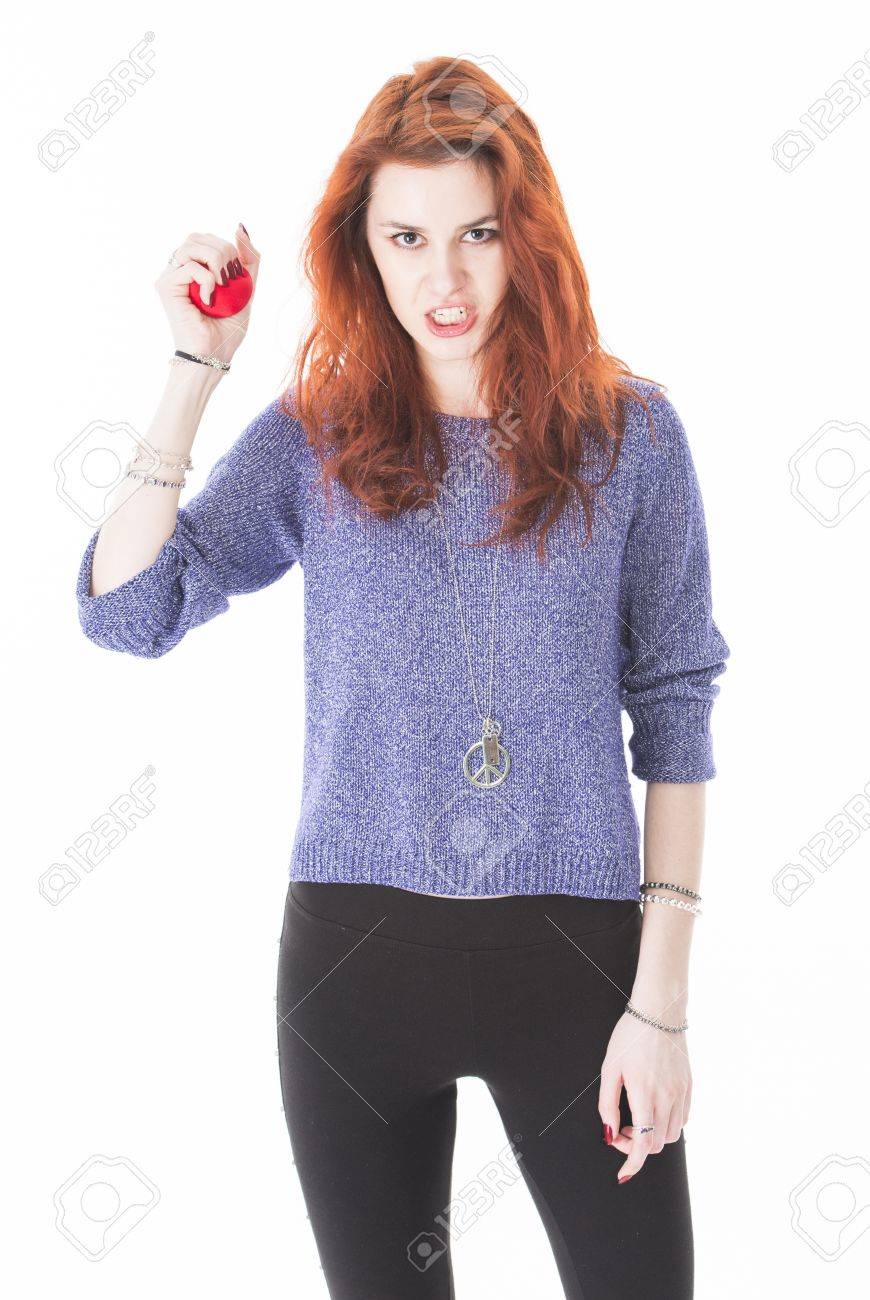 anger squeeze ball