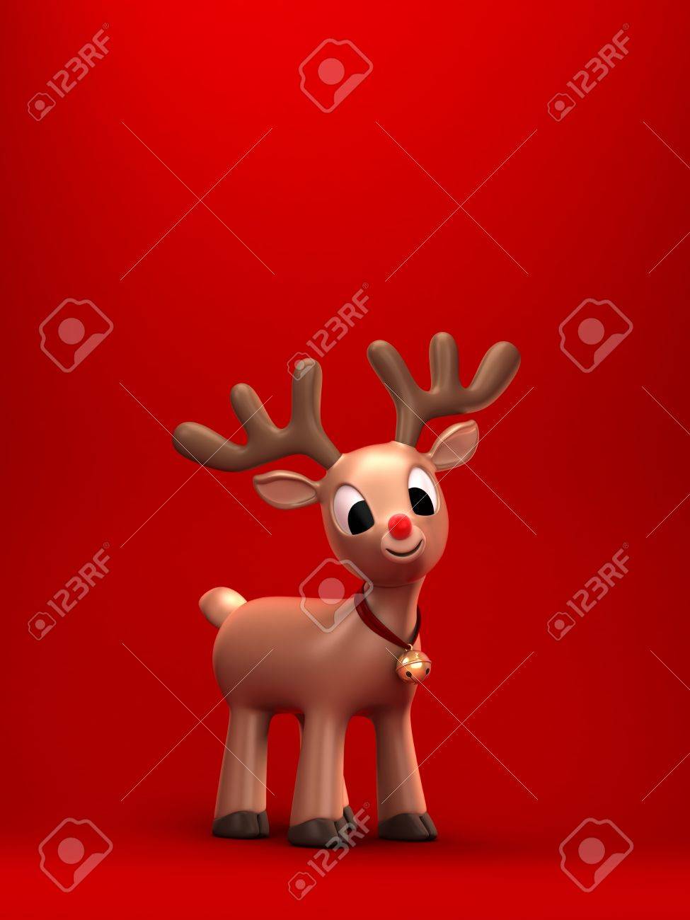 緑の背景でクリスマスのトナカイの 3 D レンダリング の写真素材 画像素材 Image 緑の背景でクリスマスのトナカイの 3 D レンダリング の写真素材 画像素材 Image