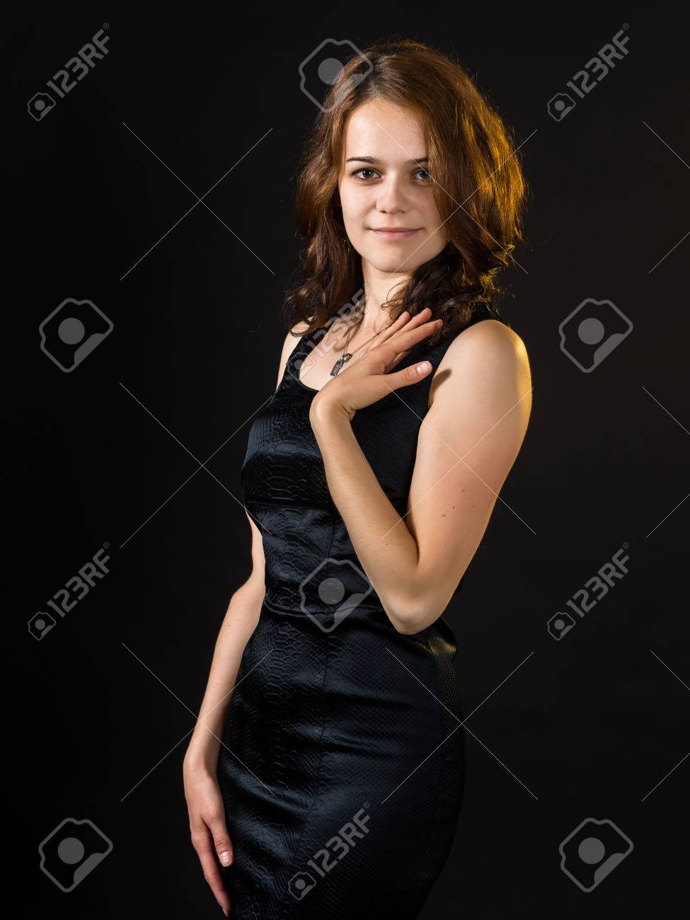 Schwarze Mädchen eng