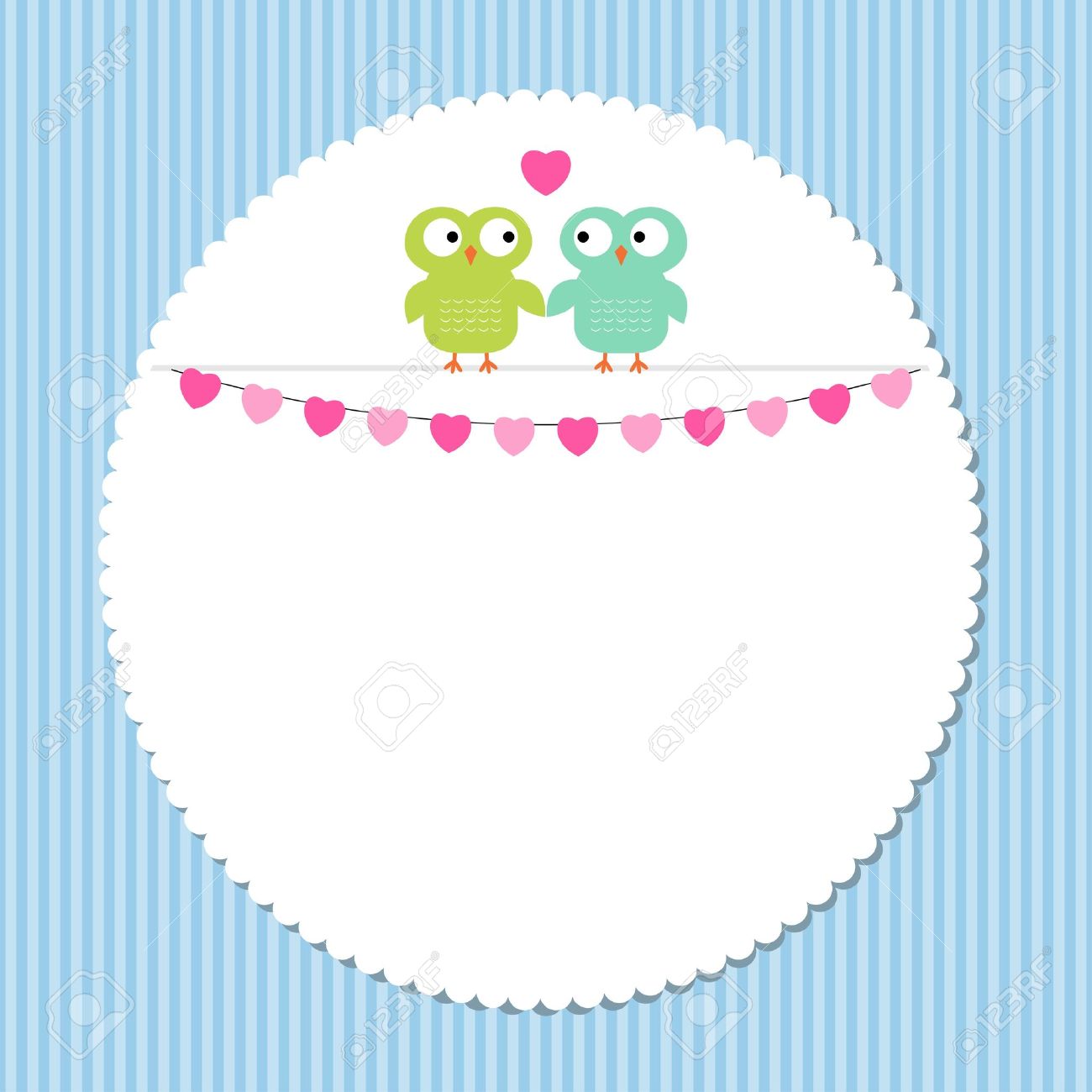 Owl Love Frame Royalty Free Cliparts Vectors And Stock - Owl Love Frame Stock Vector owl love frame royalty free cliparts vectors and stock - owl love frame stock vector