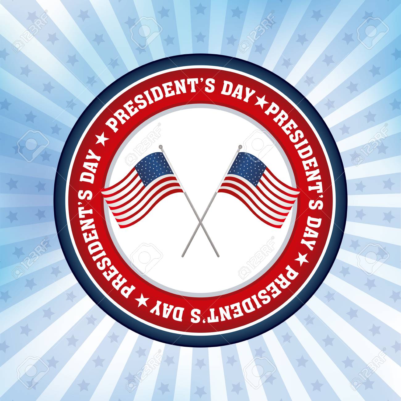 Colored Background With A Banner With Text For President S Day Royalty Free Cliparts Vectors And Stock Illustration Image 54174624