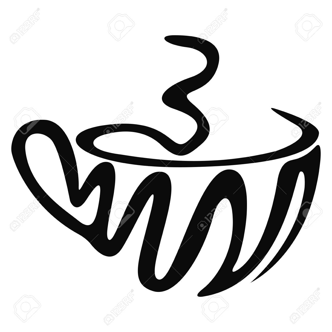 Isolated Abstract Coffee Mug Logo Vector Illustration Royalty Free Cliparts Vectors And Stock Illustration Image 81001155