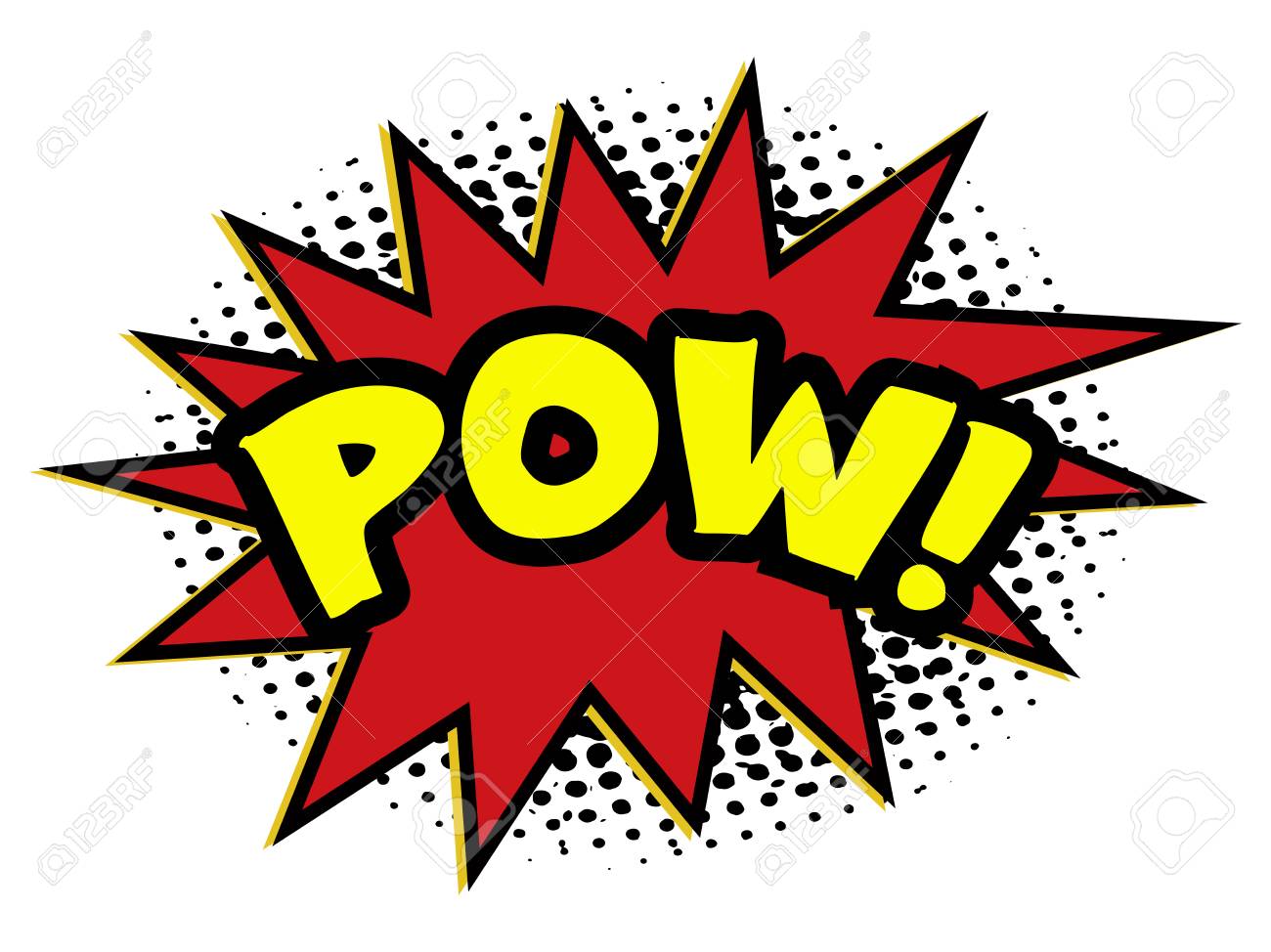 白の背景 ベクトル図に漫画擬音語分離のイラスト素材 ベクタ Image