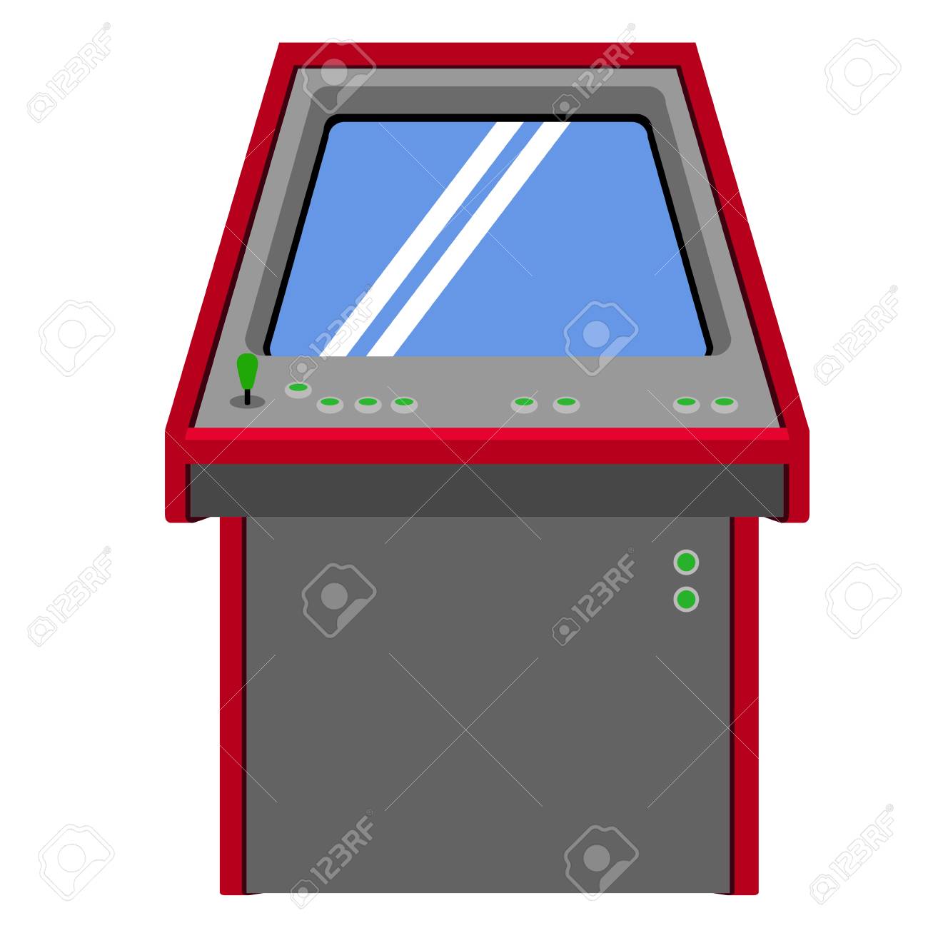Isolated Arcade Machine Icon Vector Illustration Design Royalty