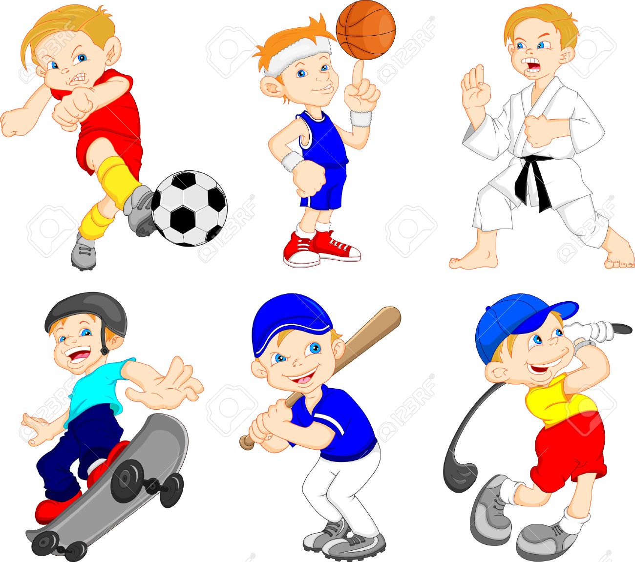 Funny Boy Cartoon Character Doing Sport Royalty Free Cliparts Vectors And Stock Illustration Image 29867458 funny boy cartoon character doing sport