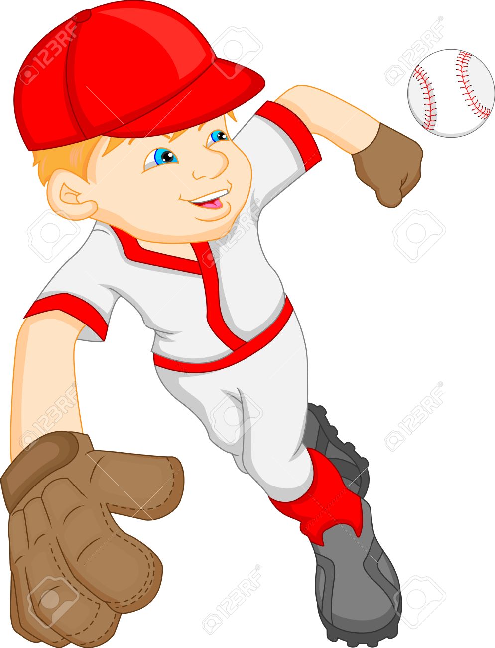 Boy Cartoon Baseball Player Royalty Free SVG, Cliparts, Vectors, and Stock  Illustration. Image 32146768., image size:994x1300