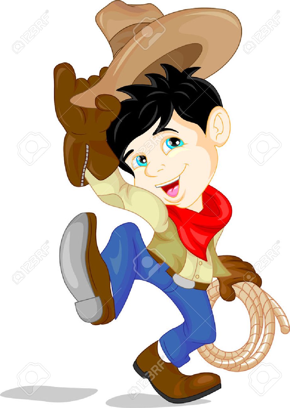 Mi vaquero indomable - Emma G. Fraser (Rom) 44085510-cowboy-mignon-dessin-anim%C3%A9-enfant