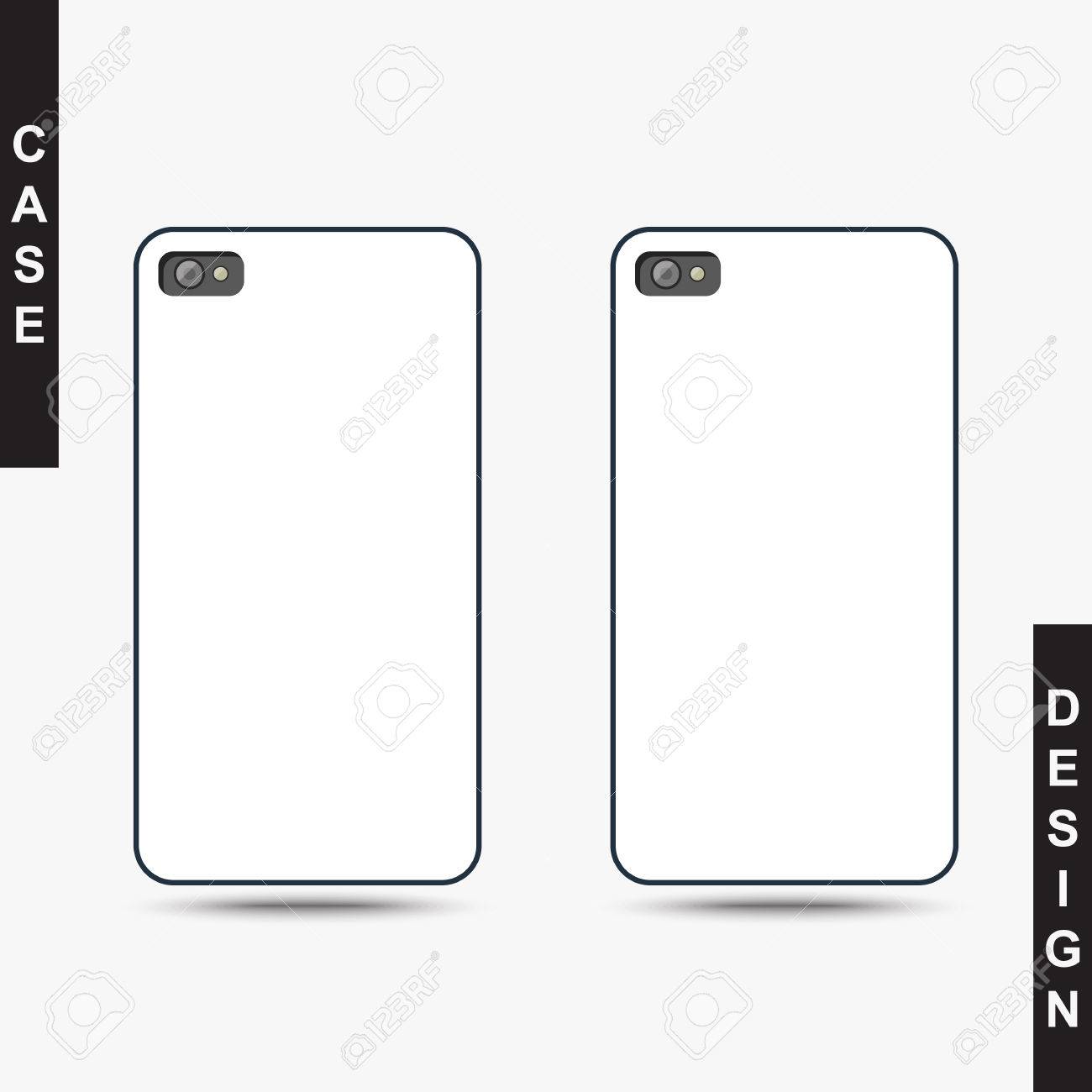 isolated templates covers for the phone to create a presentation phone case templates