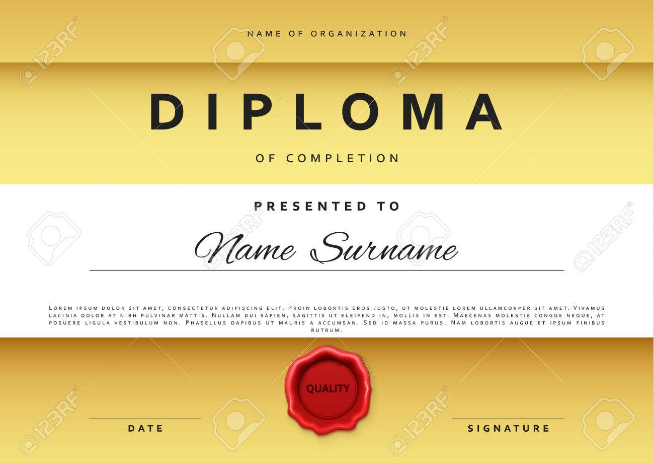 template certificate design in gold color award certificate design award certificate